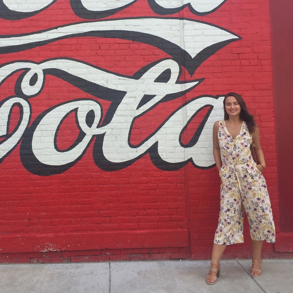 Floral romper / cullote jumpsuit